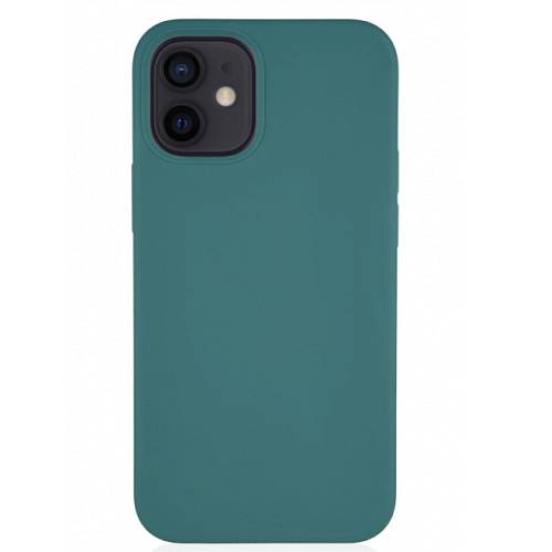 Чехол для смартфона vlp Silicone Сase для iPhone 12 mini, темно-зеленый